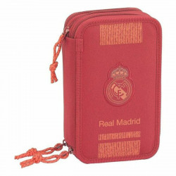 triple pencil case real madrid c.f. red 41 pieces