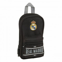 backpack pencil case real madrid c.f. black 12 x 23 x 5 cm 33 pieces