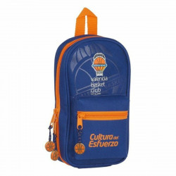 Backpack Pencil Case Valencia Basket Blue Orange (33 Pieces)