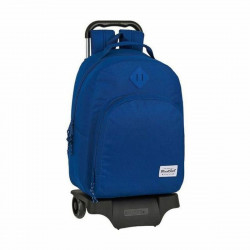 school rucksack with wheels 905 blackfit8 oxford dark blue 32 x 42 x 15 cm