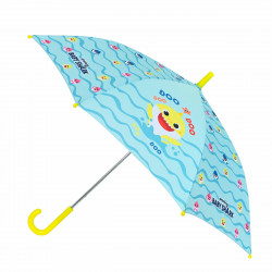 umbrella baby shark beach day yellow light blue 86 cm
