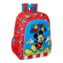 cartable mickey mouse clubhouse happy smiles bleu rouge 33 x 42 x 14 cm