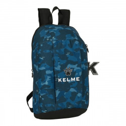 casual backpack kelme break black navy blue 22 x 39 x 10 cm