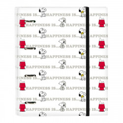 ring binder snoopy friends forever white a4 mint 27 x 32 x 3.5 cm 35 mm