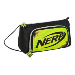 School Case Nerf Neon Black Lime 20 x 11 x 8.5 cm