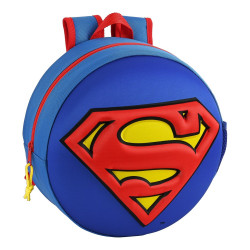 sac à dos enfant 3d superman rouge bleu jaune 31 x 31 x 10 cm