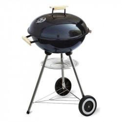 barbecue à charbon avec couvercle et roulettes algon ven8433774694946 48 x 56 x 92 cm
