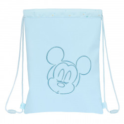sac à dos serré par des ficelles mickey mouse clubhouse bleu clair 26 x 34 x 1 cm