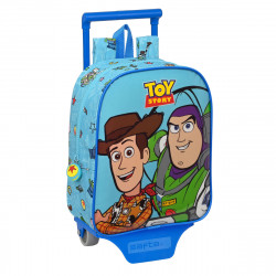 cartable à roulettes toy story ready to play bleu clair 22 x 27 x 10 cm