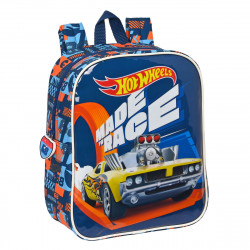 sac à dos enfant hot wheels speed club orange blue marine 22 x 27 x 10 cm