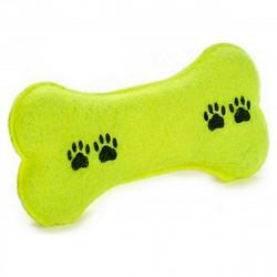 dog toy bone green