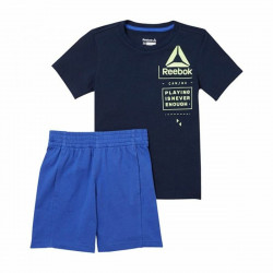 children s sports outfit reebok cf4289 dark blue