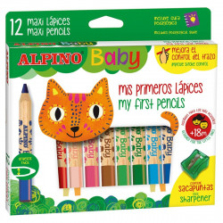 Colouring pencils Alpino Baby Multicolour 12 Pieces
