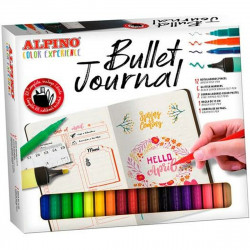 school set alpino bullet journal color experience 22 pieces