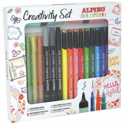 set of felt tip pens alpino color experience 20 pieces multicolour