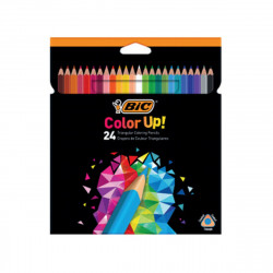 colouring pencils bic color up multicolour 24 pieces