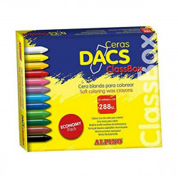 crayons gras de couleur alpino classbox 288 unités caisse multicouleur