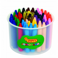 crayons gras de couleur jovi jovicolor multicouleur