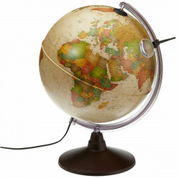 globe terrestre lumineux nova rico marco polo multicouleur plastique 30 cm