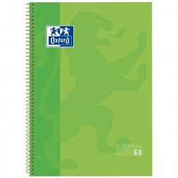 notebook oxford european book green a4 5 pieces