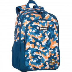 school bag fortnite blue camouflage 42 x 32 x 20 cm