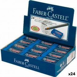 eraser faber-castell dust free blue 24 units