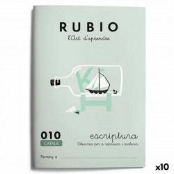 cahier d écriture et de calligraphie rubio n 10 catalan a5 20 volets 10 unités