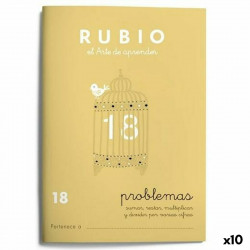 cahier de maths rubio n 18 a5 espagnol 20 volets 10 unités
