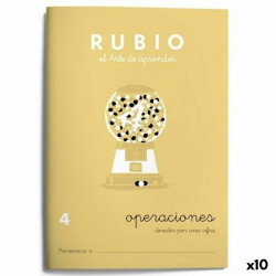 cahier de maths rubio n 4 a5 espagnol 20 volets 10 unités