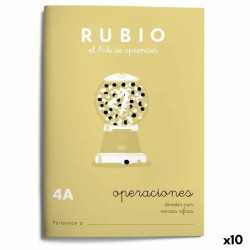 cahier de maths rubio n 4a a5 espagnol 20 volets 10 unités