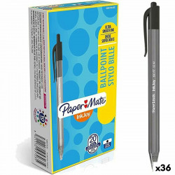 crayon paper mate inkjoy 20 pièces noir 1 mm 36 unités