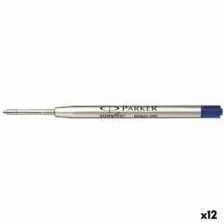 recharge pour stylo parker quink flow bleu 12 unités