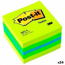 sticky notes post-it 2051-l multicolour 5 1 x 5 1 cm 24 units