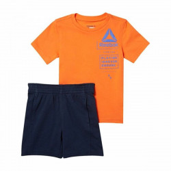 children s sports outfit reebok essentials orange