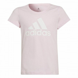 child s short sleeve t-shirt adidas pink
