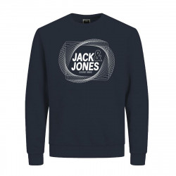 children’s sweatshirt without hood jcoluca jack & jones 12226492 navy blue