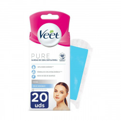facial hair removal strips veet sensitive skin 20 units