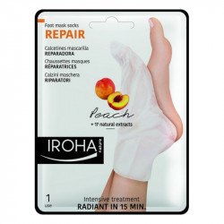moisturising socks repair peach iroha 659404