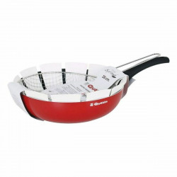 frying pan with basket quttin infinity red 26 cm