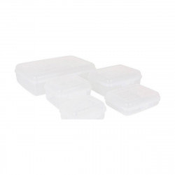 set of 5 lunch boxes tontarelli fill box rectangular white 5 pieces 29 5 x 20 2 x 8 6 cm