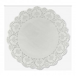cake stand white paper 24 pieces 24 cm