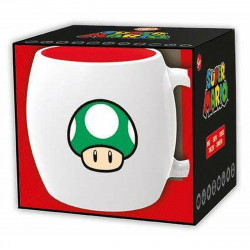 cup with box super mario 1-up ceramic 360 ml