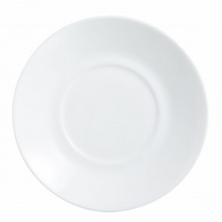 plate luminarc apilable white glass 14 cm 6 units pack 6x