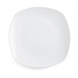 flat plate quid novo vinci white ceramic 26 6 cm 26 6 cm 6 units pack 6x