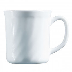 cup luminarc trianon white glass 290 ml 6 units pack 6x