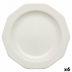 assiette plate churchill artic white céramique blanc vaisselle 27 cm 6 unités