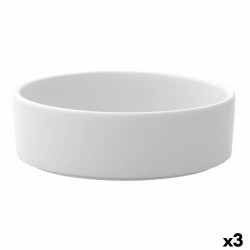 salad bowl ariane prime ceramic white 21 cm 3 units
