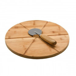 cutting board versa vs-19910238 pizza cutter bamboo 32 5 x 1 5 x 32 5 cm 32 x 1 5 x 32 cm