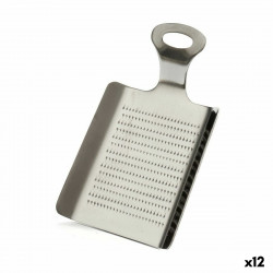 grater silver stainless steel truffles 2 x 19 x 11 cm 12 units