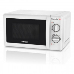 microwave with grill haeger mw-70w.006a 20 l white 700w